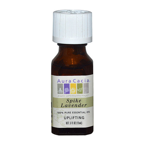 Aura Cacia Pure Essential Oil Activating Spike Lavender (Lavandula Latifolia), 0.5 Oz